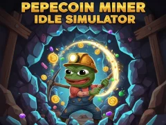 Permainan Simulator Idle Pepecoin Miner talian