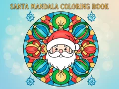 Permainan Buku pewarna santa mandala talian
