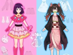 Permainan Boneka Anime- Gadis Cosplay DIY talian