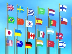Permainan Jam Teka-teki Bendera: Kumpulkan bendera talian Permainan Jam Teka-teki Bendera: Kumpulkan bendera talian