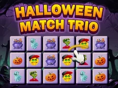 Permainan Halloween Match Trio talian