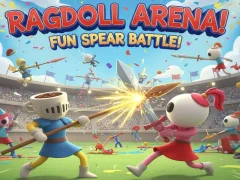 Permainan Ragdoll Arena! Pertempuran Spear yang menyeronokkan! talian