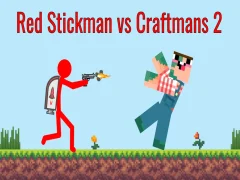 Permainan Red Stickman vs Craftsman 2 talian Permainan Red Stickman vs Craftsman 2 talian