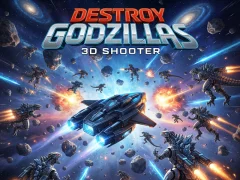 Permainan Musnahkan Godzillas: Penembak 3D talian