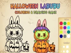 Permainan Halloween Labubu Coloring & Drawing Game talian Permainan Halloween Labubu Coloring & Drawing Game talian