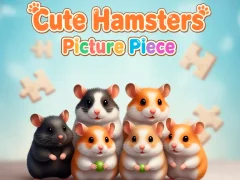 Permainan Sekeping gambar Hamster yang comel talian