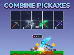 Permainan Campurkan pickaxes talian