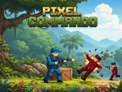 Permainan Pixel Commando talian