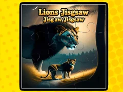 Permainan Jigsaw Jigsaw Singa talian