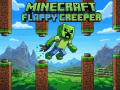 Permainan Minecraft Flappy Creeper talian