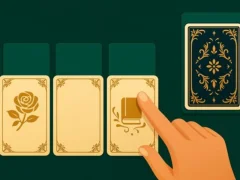 Permainan Solitaire. Penyortiran Kad talian