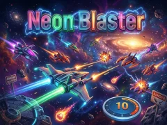 Permainan Neon Blaster talian