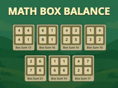 Permainan Keseimbangan kotak matematik talian