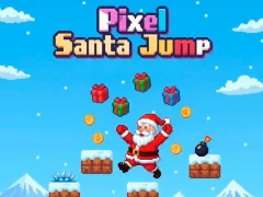 Permainan Pixel Santa Jump talian