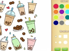 Permainan Buku pewarna boba comel untuk kanak-kanak talian