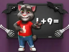 Permainan Halloween Tom Math Challenge talian Permainan Halloween Tom Math Challenge talian
