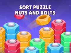Permainan Susun kacang dan bolt teka -teki talian