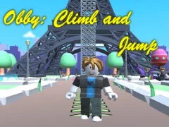 Permainan Obby: Mendaki dan melompat talian