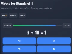 Permainan Matematik untuk Standard II talian