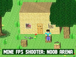 Permainan Penembak FPS saya: Noob Arena talian