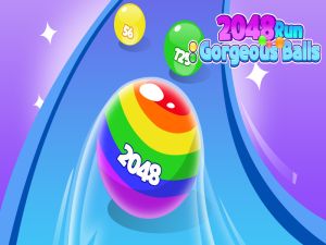Permainan 2048 menjalankan bola cantik talian
