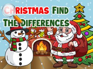 Permainan Krismas Cari Perbezaan talian
