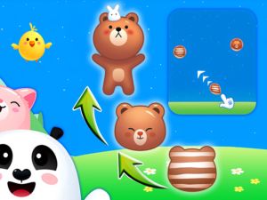 Permainan Gabungan Haiwan: Shooter Bubble talian