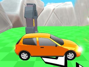 Permainan Obby: Latihan dengan kereta talian