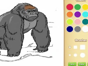 Permainan Buku mewarnai haiwan zoo untuk kanak-kanak talian