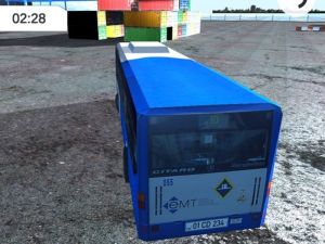 Permainan Tempat letak kereta bas tidak disekat talian