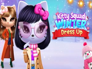 Permainan Kitty Squad Winter Dress Up talian