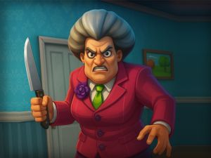 Permainan Pulangan 3D Guru menakutkan talian