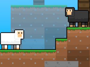Permainan Skyblock domba comel talian