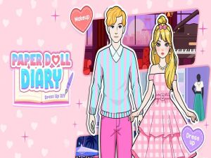 Permainan Diary Paper Doll: Berdandan DIY talian