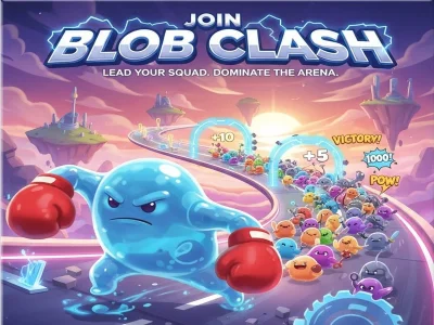 Permainan Sertai pertembungan Blob talian