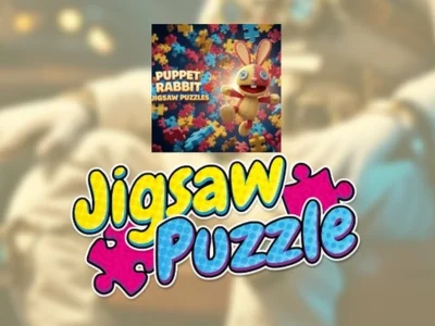 Permainan Teka-teki jigsaw arnab boneka talian