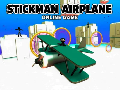 Permainan Stickman Airplane talian