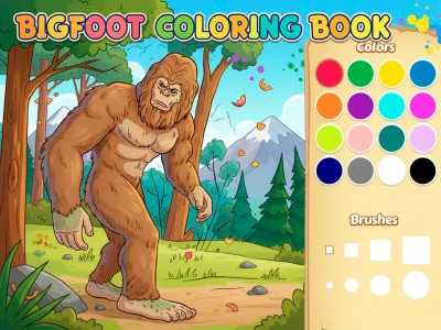 Permainan Buku Bigfoot Coloring talian