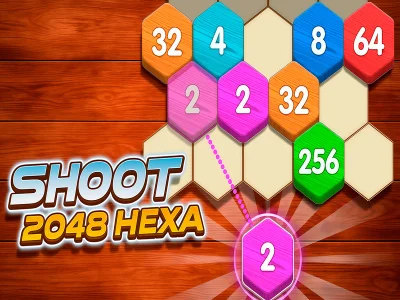 Permainan Tembak 2048 Hexa talian