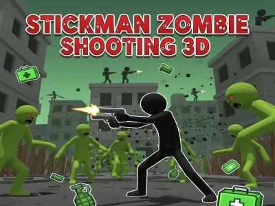 Permainan Stickman Zombie Shooting 3D talian Permainan Stickman Zombie Shooting 3D talian