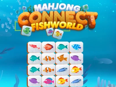 Permainan Mahjong Connect World Fish talian