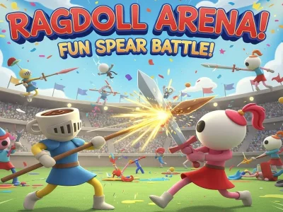 Permainan Ragdoll Arena! Pertempuran Spear yang menyeronokkan! talian