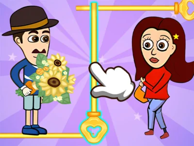 Permainan Teka-teki Pin Kasual Menyelamatkan talian