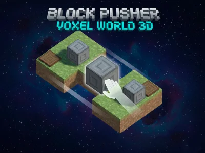 Permainan Blok Pusher Voxel World 3D talian
