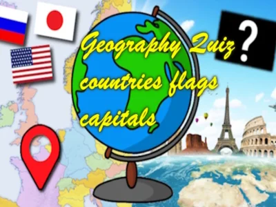 Permainan Geografi kuiz negara bendera Capitals talian