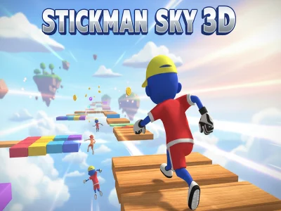 Permainan Stickman Sky 3d talian