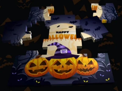 Permainan 3d Halloween Jigsaw talian