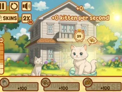 Permainan Klik Kitty Idle talian