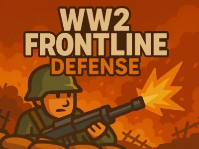 Permainan WW2 Pertahanan Frontline talian