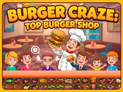 Permainan Burger Craze: Kedai Burger Top talian